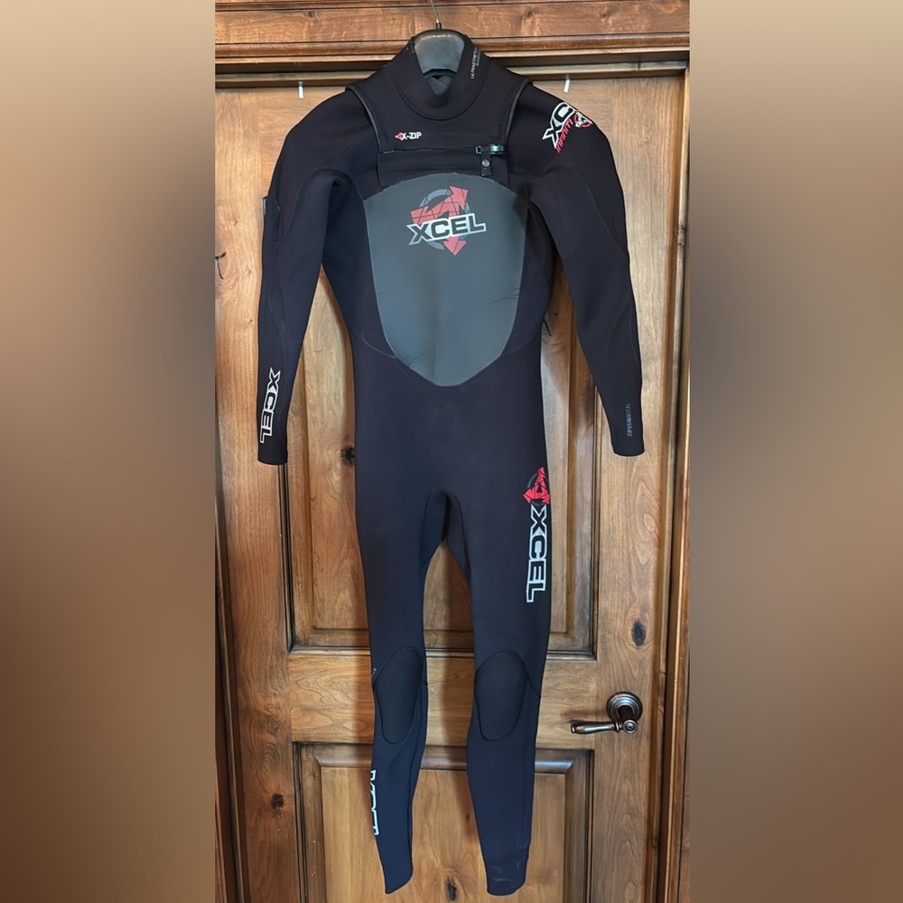 XCEL Infiniti X Zip 3/2mm Full wetsuit ultra stretch bamboo fusion seal M ab1823
